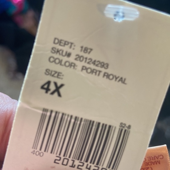 NWT women’s size 4X Northcrest button down boyfriend cardigan G3 - Picture 6 of 7